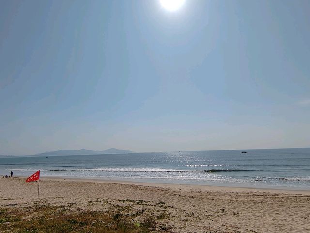 金町湾沙灘，七公里原生海岸線，水清沙幼白沙灘