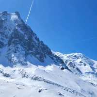 Where Sky and Snow Merge: The Aiguille's Eternal Dance
