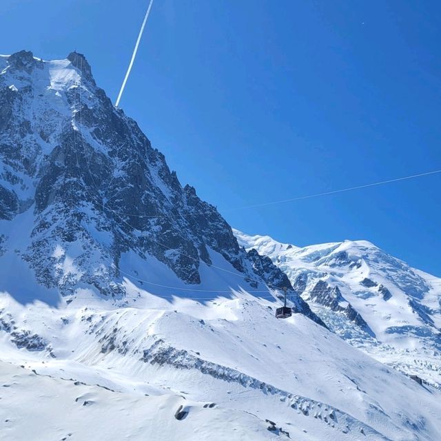 Where Sky and Snow Merge: The Aiguille's Eternal Dance