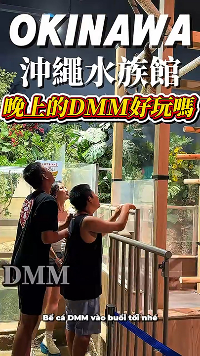 沖繩 DMM 水族館，晚上來到底好不好玩？