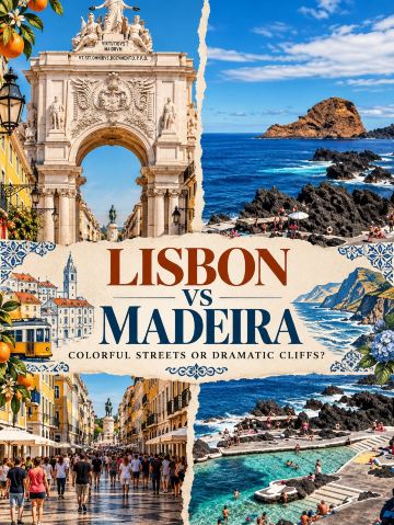 Lisbon vs Madeira: Colorful Streets or Dramatic Cliffs?