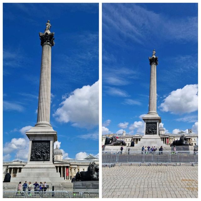 ✨ Explore London's Icon: 🦁 #TrafalgarSquare 🦁✨