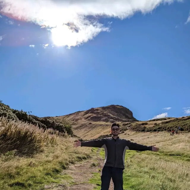 Amazing view over Edinburgh from Arthur's seat