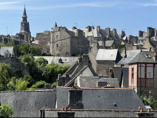Charming medieval town in Brittany 