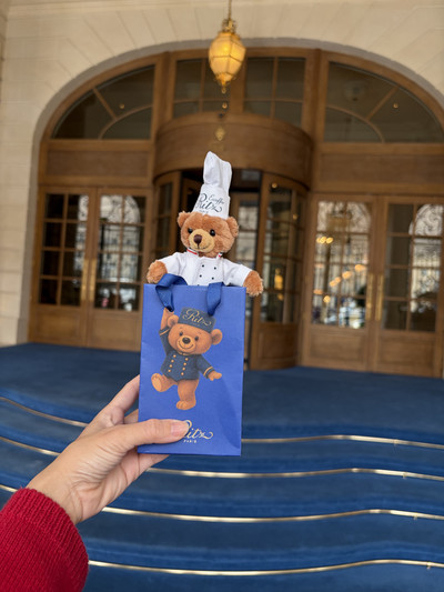 Paris Souvenir] The Ritz Paris Teddy Bear Keychain. | Trip.com Paris
