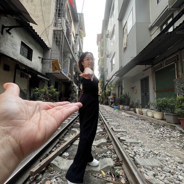 📍Hanoi Train Street 🚊🚂