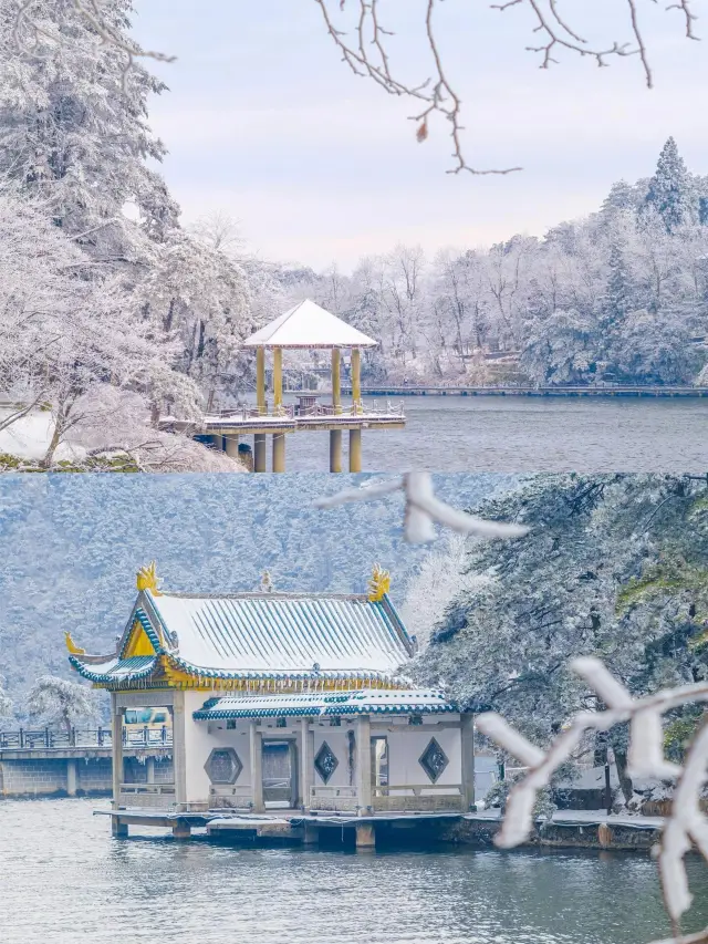 江西廬山，四季各具風采，而冬日的雪景更是美