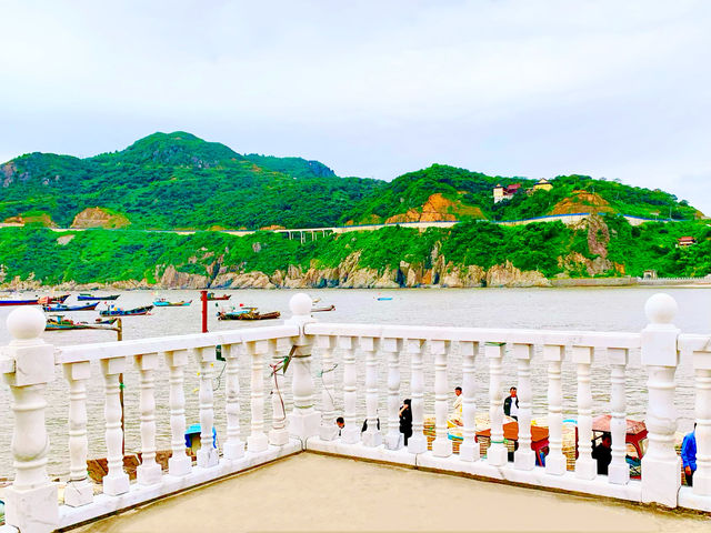 溫州炎亭的金沙灘，七彩小鎮的海邊，讓我們共赴山海