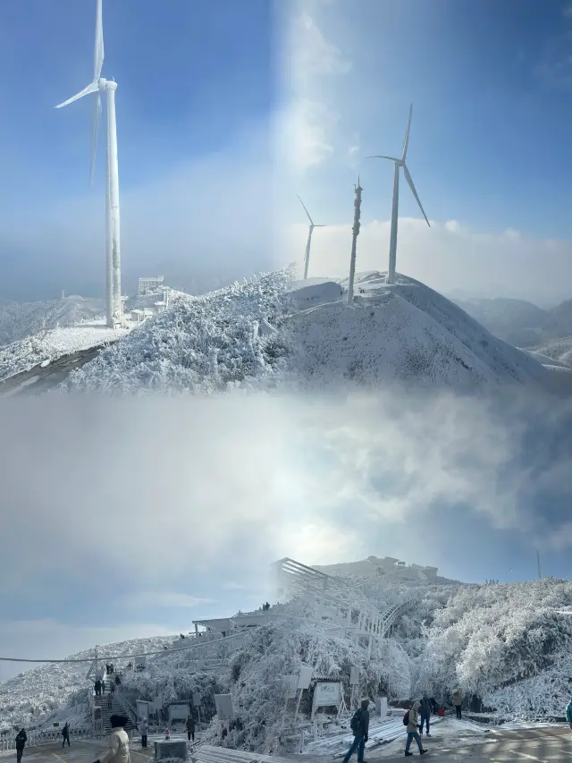 The rime and ice continue! The ice and snow spectacle of Yunbing Mountain is waiting for you!