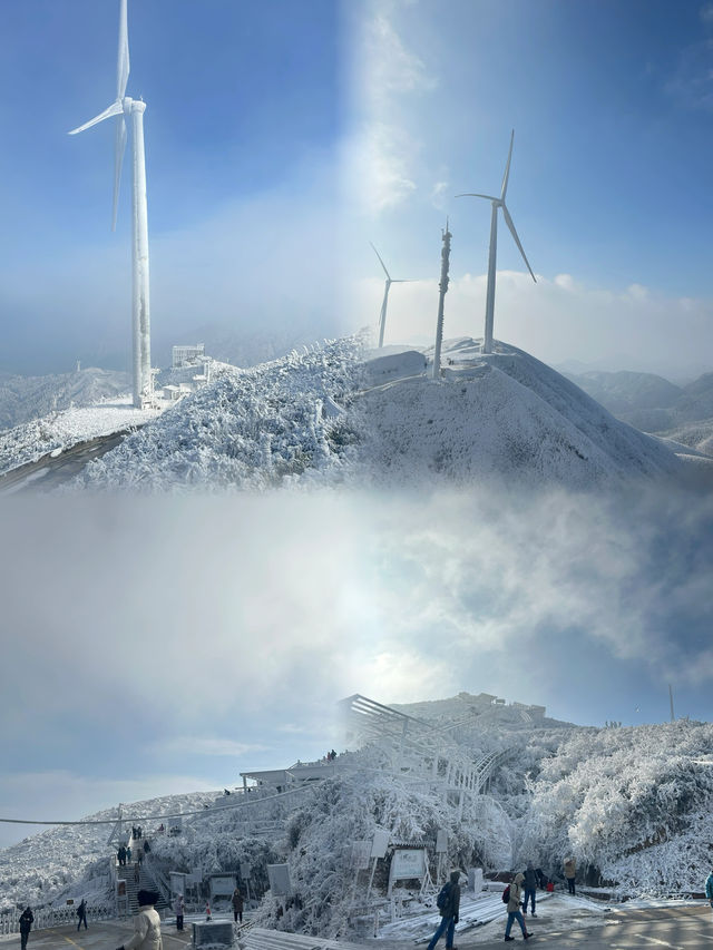 冰掛霧凇持續！雲冰山冰雪奇觀等你來！