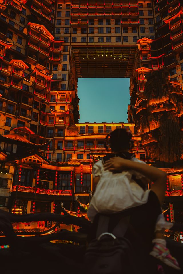 朋友圈被問瘋了我在張家界找到了天上的街市