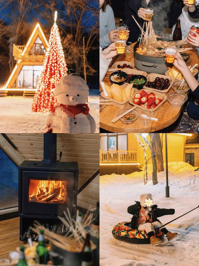 千萬別錯過打卡哈爾濱超美雪地小木屋
