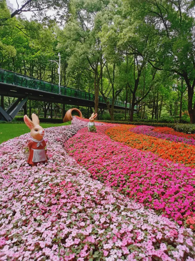 The Xujiahui Park in May~ is still very beautiful, with exquisite scenery