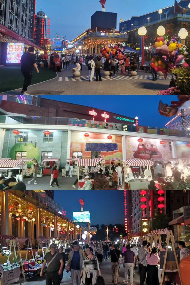 在北京呆了10年，終於感受到北京的煙火氣啦！-月亮河夜市