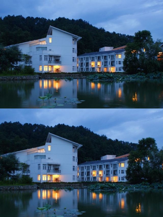 帶小朋友出遊一定要選溫泉度假村，湖景真的非常漂亮。