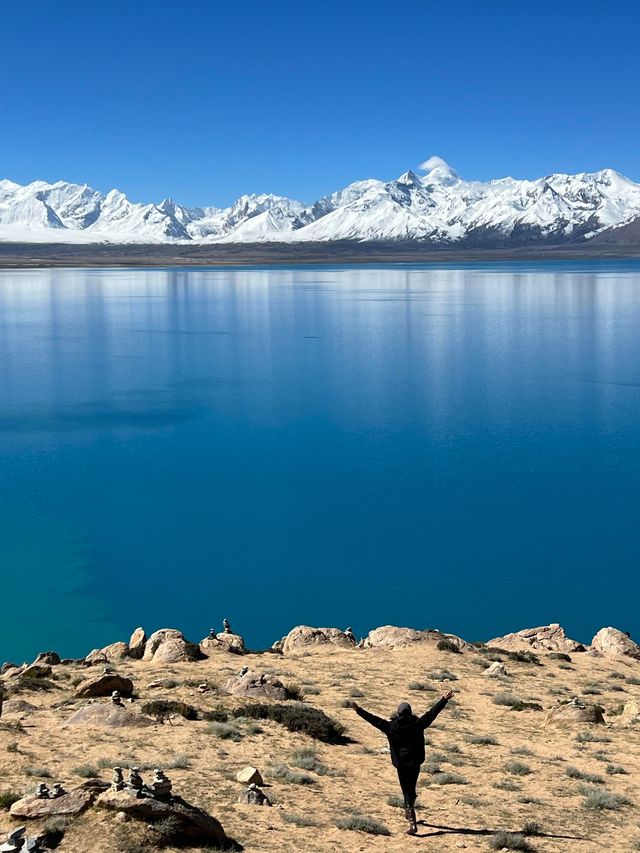 佩枯措直播：點會有咁碧藍嘅湖同清晰嘅雪山。