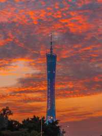 11.11 廣州今日世紀晚霞你們都拍了嗎？。