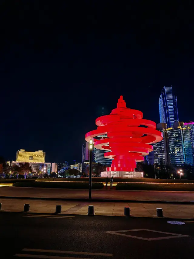 Qingdao May Fourth Square Light Show | A visual feast. 