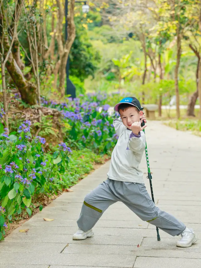 A parent-child hiking route suitable for weekly waterfall viewing and stream tracing