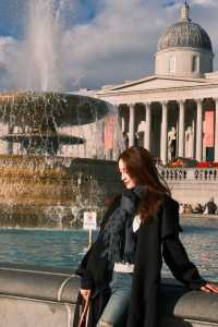Trafalgar Square: The Perfect Sunshine