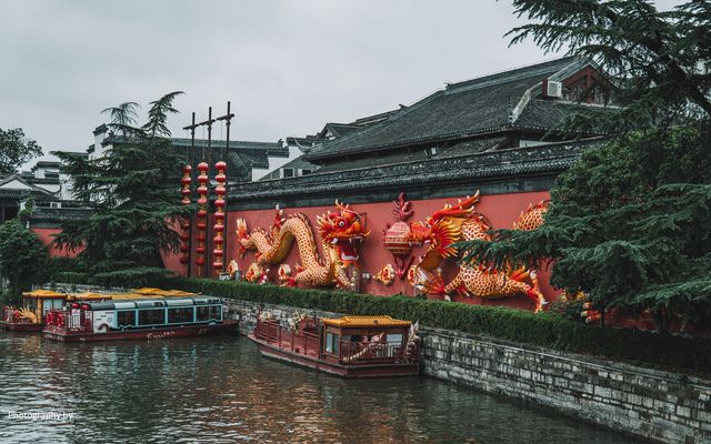 南京夫子廟秦淮河