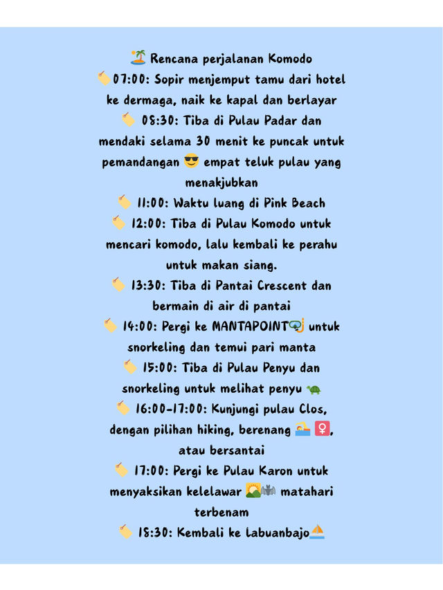 🦎 PETUALANGAN SERU DI PULAU KOMODO