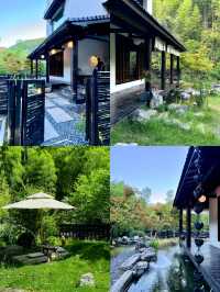 安吉民宿｜山野間的日式庭院