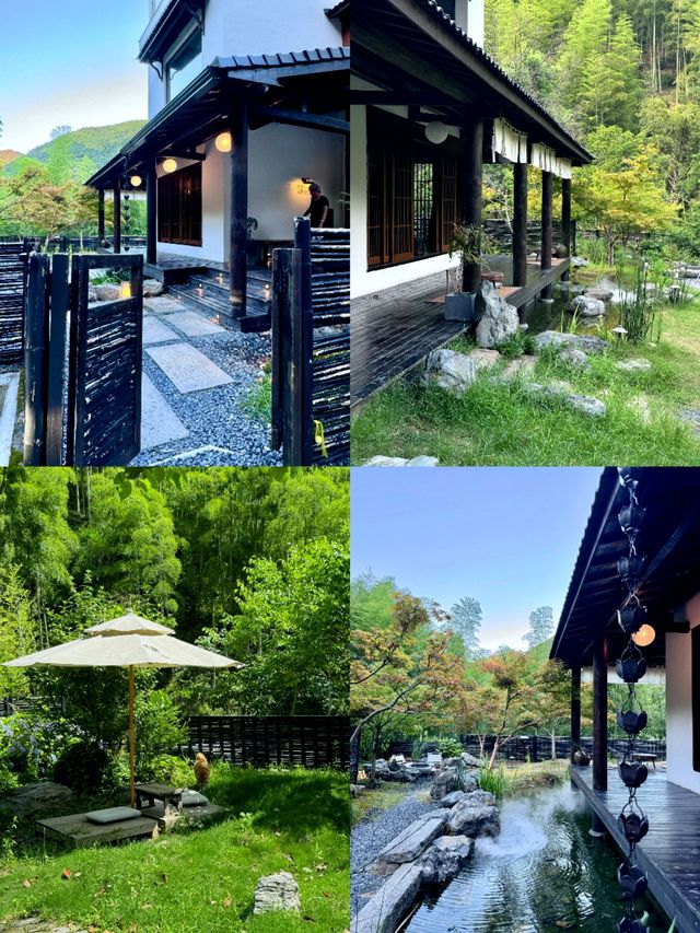 安吉民宿｜山野間的日式庭院