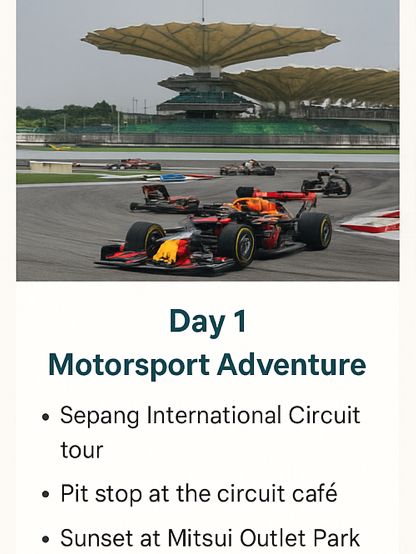 Hidden Gem of Malaysia 🇲🇾 — A 3-Day Sepang Getaway Beyond the Racetrack!"