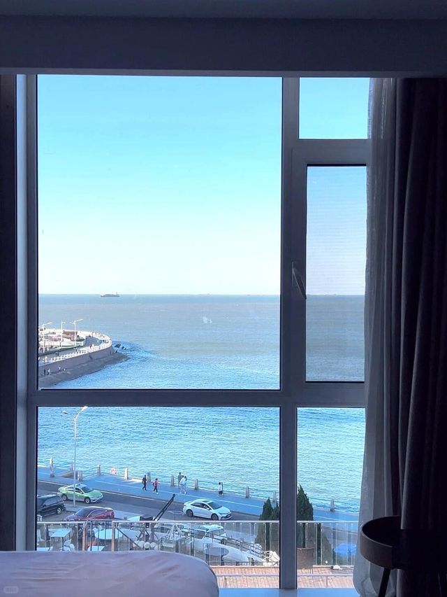 青島必住！270°海景天花板酒店，躺看大海