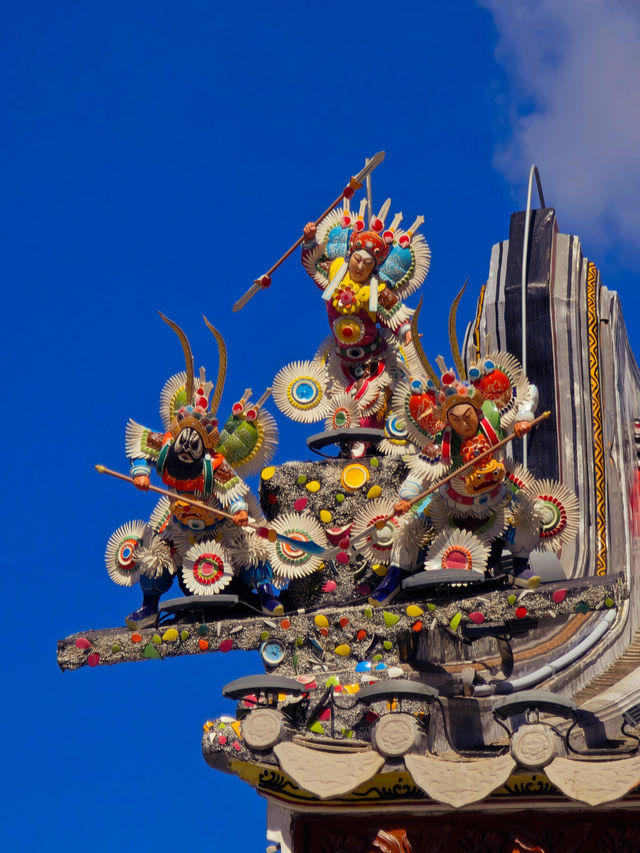 古建屋頂七彩雕 古建屋頂七彩雕