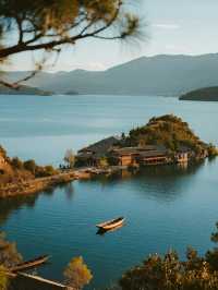 帶娃探秘瀘沽湖!晨霧海鷗+環湖漫遊,冬春親子治癒之旅