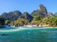 峒那嶼灣 喀斯特與黑水河的奇妙山水組合