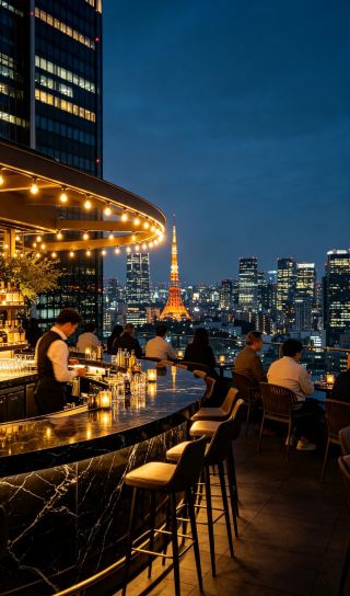  東京ブルガリホテル、街の夜景を贅沢品のように泊まる