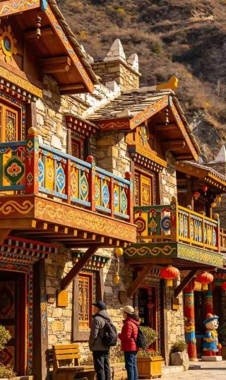 Take the kids to the Golden Qingping fairytale town