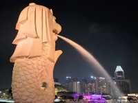 Marina bay sandsでnight show🌃🌙