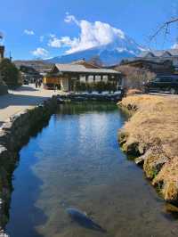 忍野八海🏔看到富士山之世外桃園