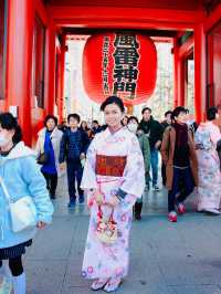 experience using kimono at Asakusa 