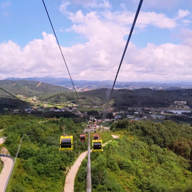 🚡 케이블모노레일을 타고 산수강산 절경을 감상할 수 있는 화개산!