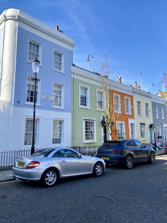 Most colourful neighbourhood in London! 🇬🇧 