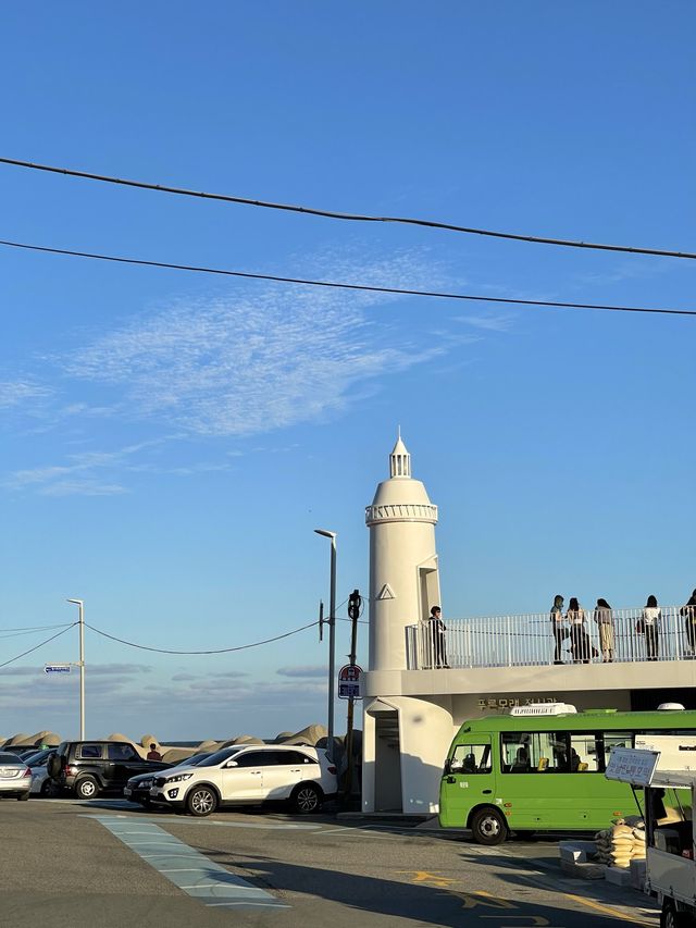 韓國釜山推薦必坐天空膠囊小火車-Blueline Park