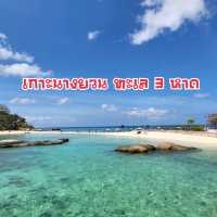 เกาะนางยวน ทะเลแหวก 3หาด จ.สุราษฎร์ฯ