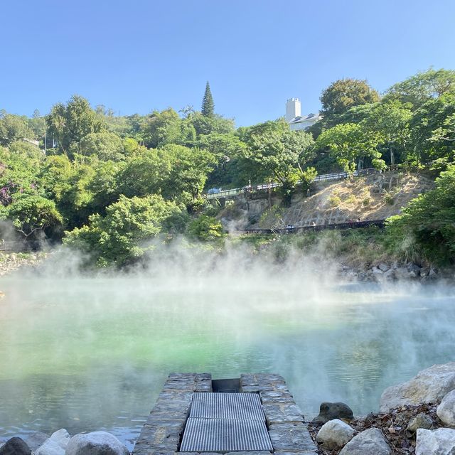 台北📍北投地熱谷|欣賞市區仙境🥰輕鬆打卡熱點📸