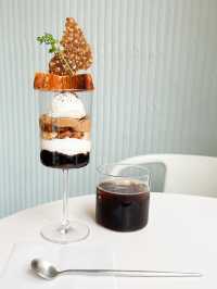 【福岡カフェ】グルテンフリーのチーズケーキを使ったパフェ