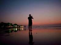 峇里島庫塔海灘超美日落 I Kuta Beach I Bali Island