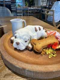 可愛い過ぎて食べられない！おしゃれcafeの『Dogアイス』