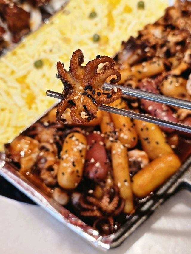 📍深圳必吃！瀑布芝士～韓客萊。芝士排骨🍖