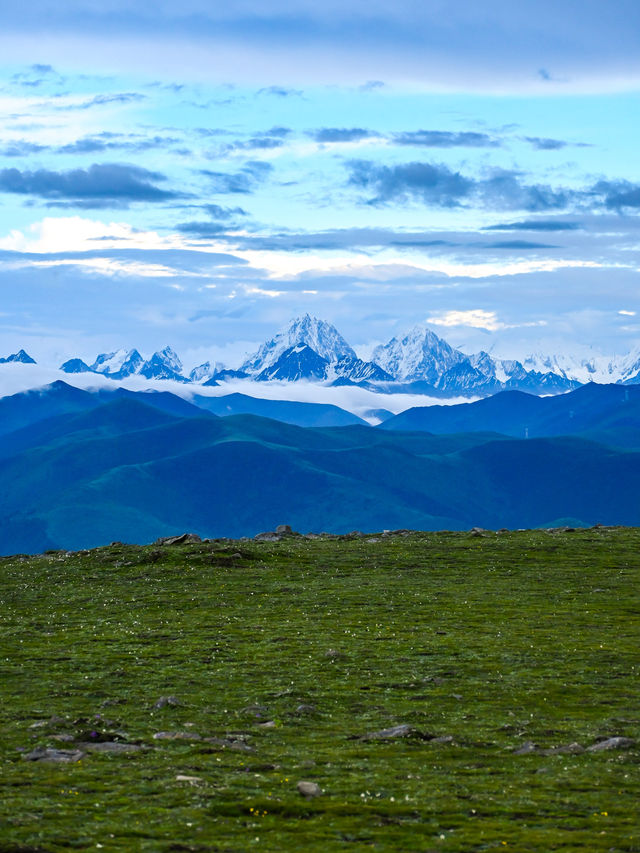 Best Place to See Majestic Peaks of Yala and Gongga