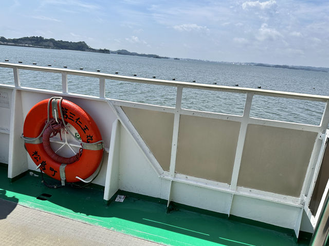 日本三景松島を巡る遊覧船
