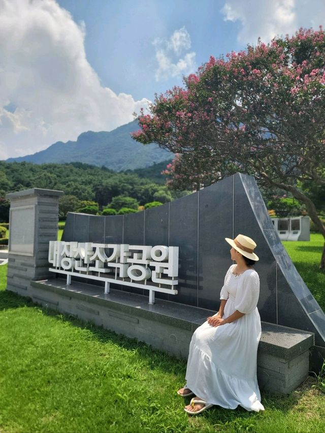 커다란 눈사람이 반겨주는 내장산조각공원💚